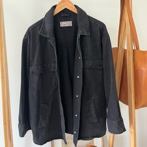 Black Stoosh Vintage Denim Jacket Size L